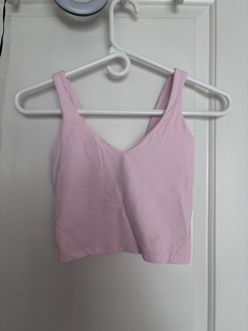 Pre-worn MINT Lululemon Women's Size 0 Light Pink Sports Bra